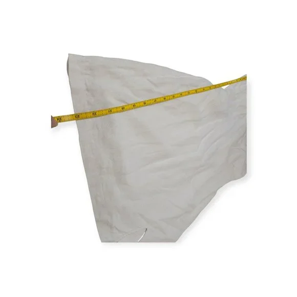 Abercrombie and Fitch White Thin Strap Dress SZ XS Tie Waist Bridal Mini - Picture 9 of 10